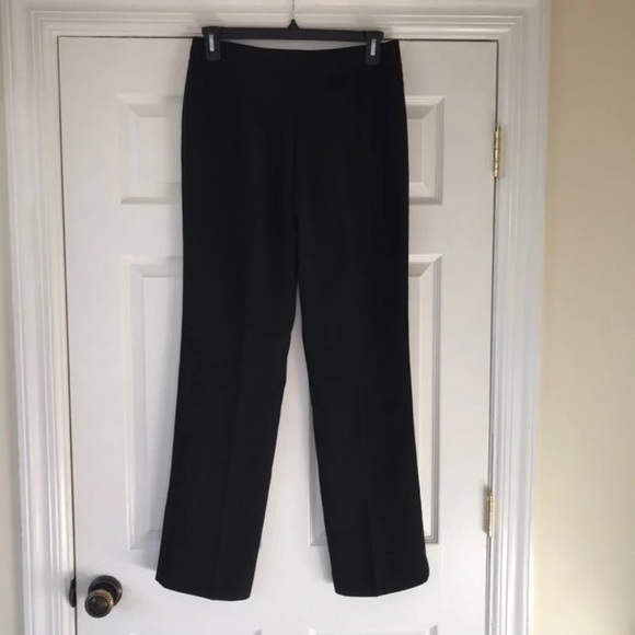 Tahari Pants & Jumpsuits | Tahari Black Straight Leg Trouser Dress Pants Sz 8 | Poshmark